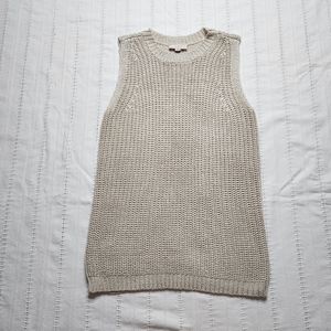 Loft sweater sleeveless medium